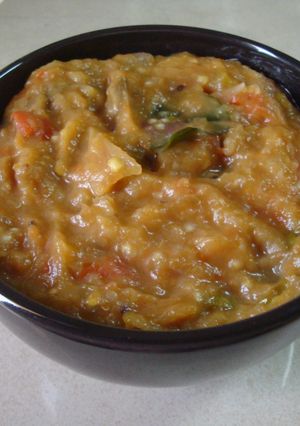 A picture of Brinjal / Eggplant Chutney.