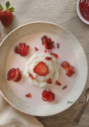 Foto resep Strawberrytan (strawberry ketan)