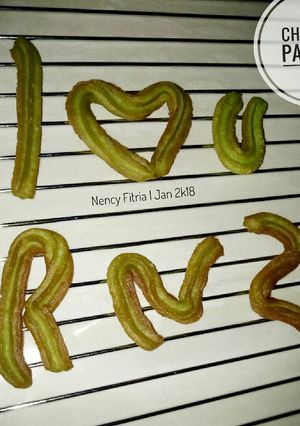 Foto resep Churros Pandan