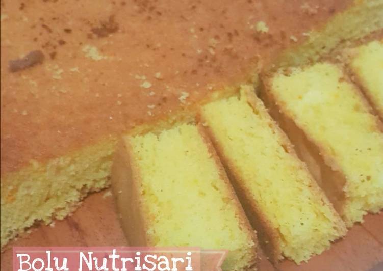 Resep Bolu Nutrisari Anti Gagal