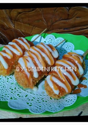 Foto resep Corndog isi SOSIS