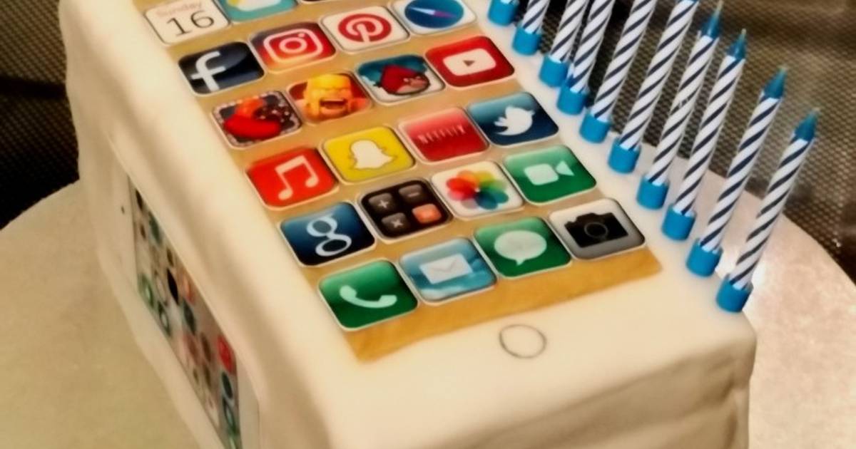 Iphone Cake Decoration Idea Recipe By Vicky Jacks Free From Cookbook Cookpad