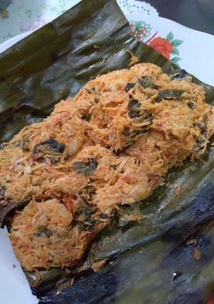 Foto resep Pepes udang kemangi