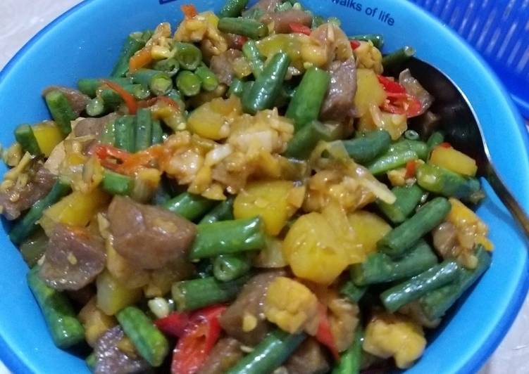 Tumis kacang panjang mix #01alaaini