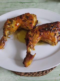 Foto principal de Muslos de pollo en salsa agridulce