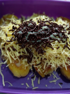 Foto resep Pisang bakar keju coklat bekal kerja