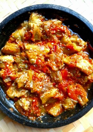 Foto resep Sambal Terong Kukus