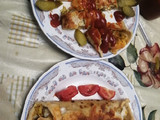 کرپ مرغ و قارچ