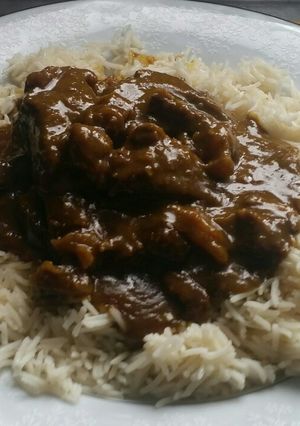 A picture of Awesome Beef Rendang.