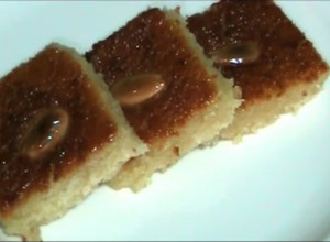 صورة لوصفة الهريسة (نمورة) اللبنانية