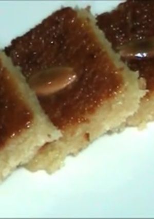 صورة لوصفة الهريسة (نمورة) اللبنانية