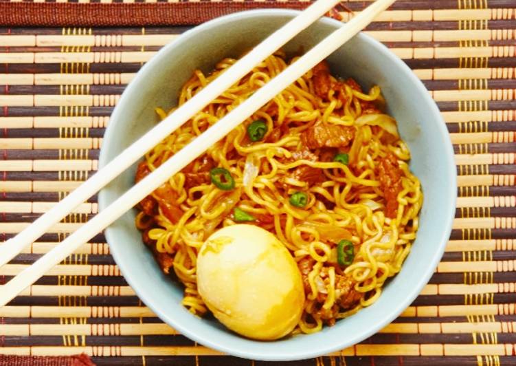 Recipe: Delicious Vegetables 5mns noodles