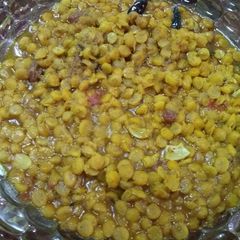 A picture of Misti cholar daal (sweet chana daal).