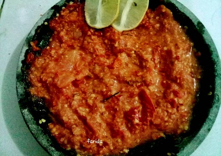 Resep Sambal Terasi Lamongan yang Menggugah Selera