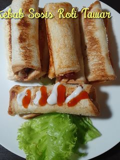Foto resep Kebab Sosis Roti Tawar