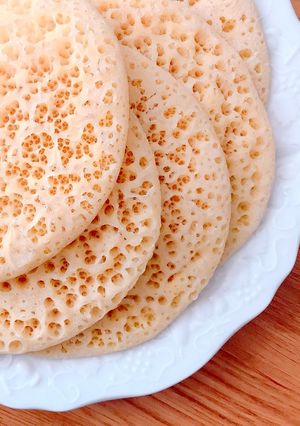 Hình của món 🌱 Baghrir - Bánh Crepe Ngàn Lỗ Ma Rốc 🇲🇦.
