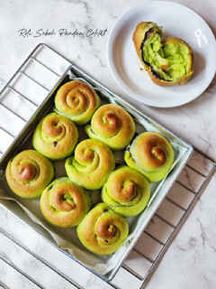 Foto resep Roti Sobek Pandan
