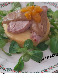 Una foto de Solomillo con salsa de castañas