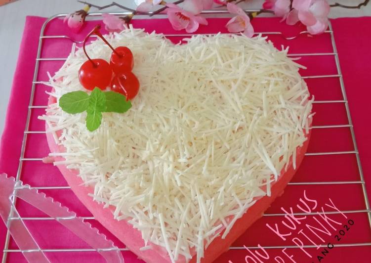 Resep Bolu Kukus Ombre Pinky, Enak Banget