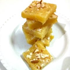 A picture of 7 cup burfi.