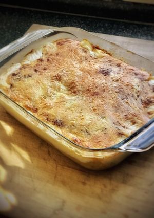 Una foto de Canelones de capón
