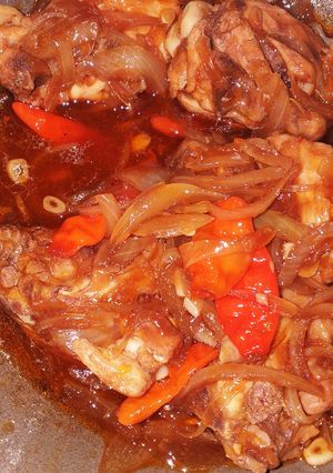 Foto resep Ayam saori super pedas