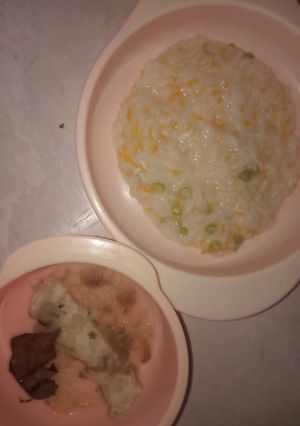 Foto resep Mpasi Gio 8+ bubur sayur ikan bandeng