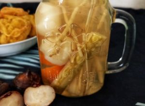 Foto resep Chinese Sugar Cane with Water Chesnut Herbal Drink