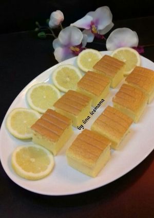 Foto resep Ogura lemonade sponge cake