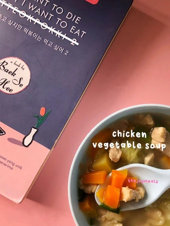 Cara Gampang Menyiapkan Resep Sup ayam (Chicken vegetable soup) yang Enak Banget Anti Ribet, Lezat Sekali