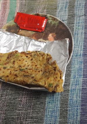 A picture of Whole wheat atta dosa.