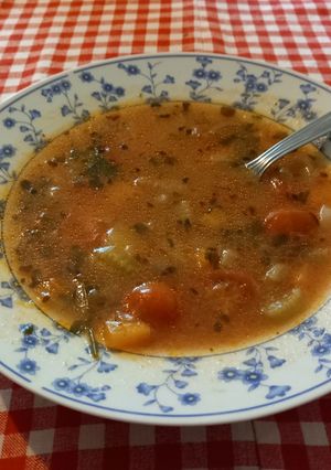 Nyári zöldségleves recept fotója