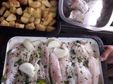 Chupin merluza al roquefort
