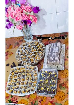 عکسی از دستور حلوای دو آرده نخودچی وآردبرنج🍚