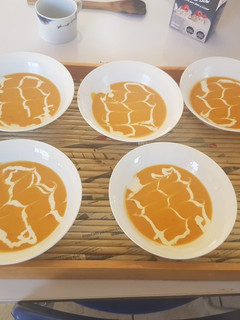 Una foto de Crema de zapallo🥣