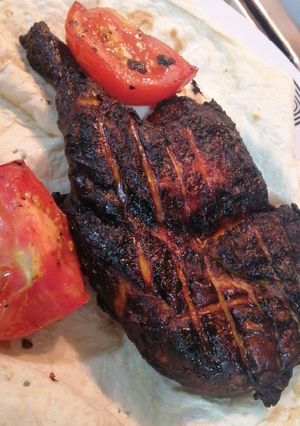 صورة لوصفة دجاج مشوي في air fryer