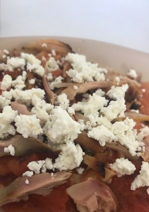 Una foto de Chilaquiles con tomate 🍅
