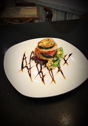 Una foto de Torre de Verduras 🍅 🥒 al Horno