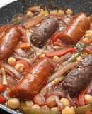 Sartén de garbanzos