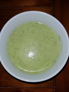 Una foto de Crema de calabacín