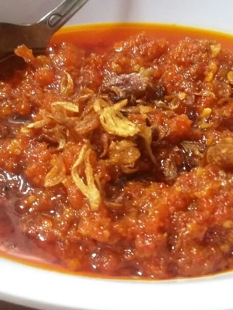Cara Gampang Membikin Resep Sambal terasi goreng yang Bisa Manjain Lidah Anti Ribet, Menggugah Selera