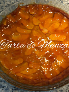Una foto de Tarta de Manzana Sin Hojaldre