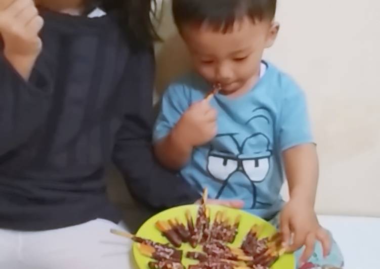 Stik coklat anak mudah dan simpel