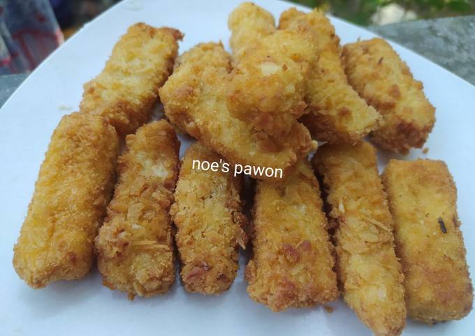 Cara Gampang Menyiapkan Nugget ayam sayur gurih krispi Anti Gagal