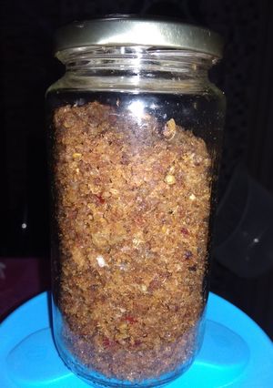 Foto resep Abon udang enak, dan gurih