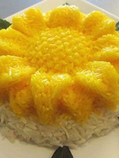 عکسی از دستور کته سیب زمینی