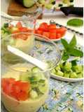 Verrine de remoulade de concombre