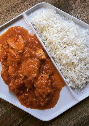 صورة لوصفة دجاج بالزبده على الطريقه الهنديهButter chicken