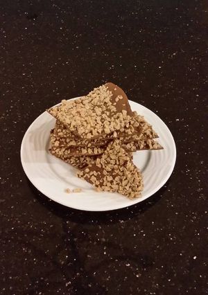 A picture of Chocolate Coffee Toffee Bark.
