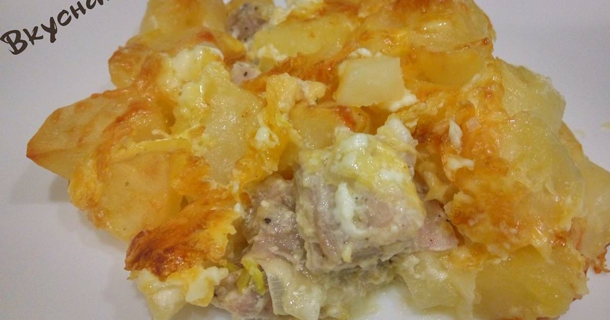 Мясо по-французски с картофелем - пошаговый рецепт с фото на сады-магнитогорск.рф